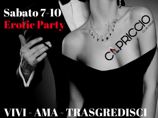 Sabato 7-10 Vivi al tua Erotic Disco Night